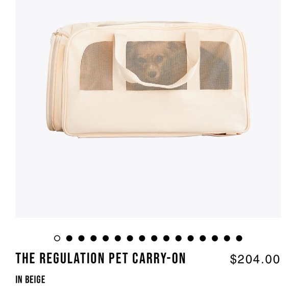 BEIS Dog Bis Regulation Pet Carrier Beige Poshmark